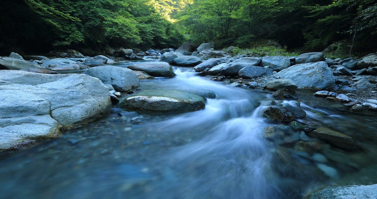 a mountain river