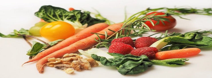 assortment of fruit, veg