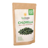 packet of chlorella tablets front view