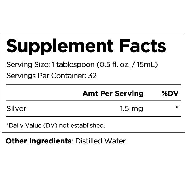 Living Minerals™ Silver - Liquid Silver Supplement